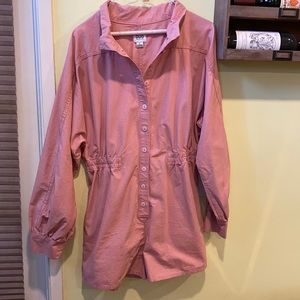 BDG urban outfitters long sleeve pink jumpsuit romper